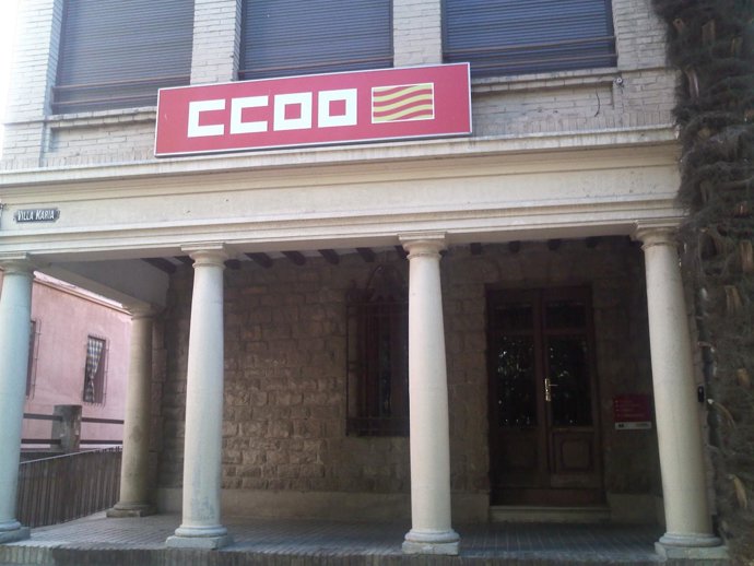 Sede De Comisiones Obreras (CC.OO.) En Huesca