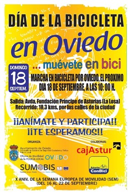 Cartel Informativo Del Día De La Bici