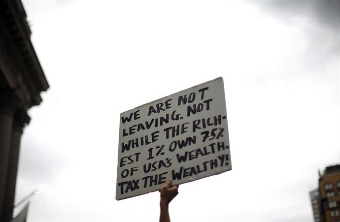 Protesta Ocupa Wall Street En New York