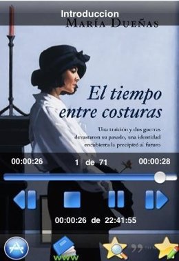 El Tiempo Entre Costuras, Audiolibro