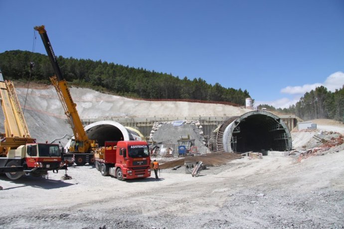 Imagen De Las Obras En El Tramo Yesa-Límite Provincial De La A-21