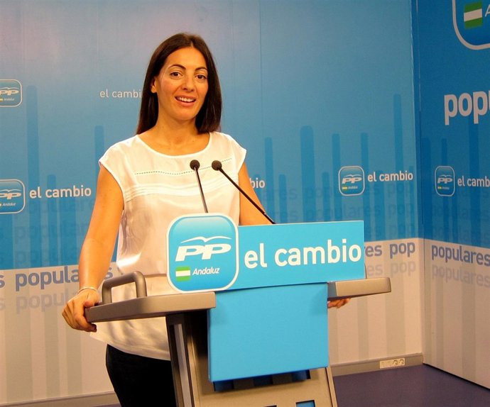 La Portavoz Del PP Andaluz, Rosario Soto, En Rueda De Prensa