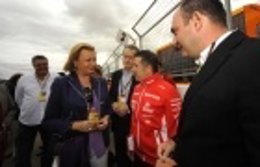 La Presidenta De Aragón, Luisa Fernanda Rudi, En Motorland.