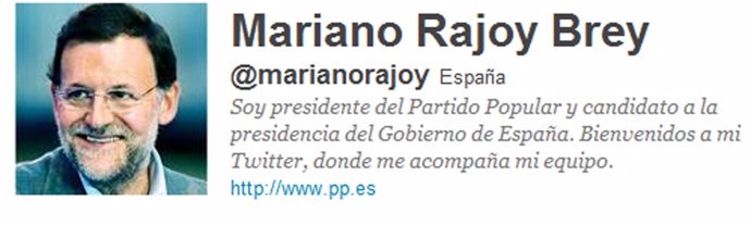 Twitter Mariano Rajoy