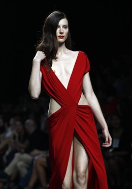 Modelo De Amaya Arzuaga En Cibeles