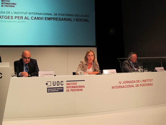 Salvador Alemany (Abertis) Y Josep Piqué (Vueling)