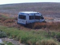 La ambulancia accidentada en Los Molares trasladaba a una paciente y su marido al Chare de Utrera