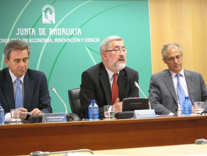 El Consejero De Economía, Innovación Y Ciencia, Antonio Ávila, En Rueda De Prens