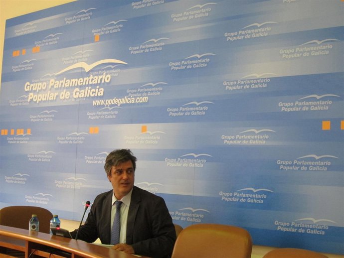Pedro Puy, Portavoz Del Ppdeg En La Cámara, En Rueda De Prensa