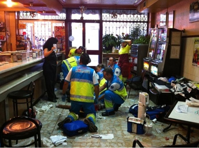 Cafetería En La Que Comenzó La Pelea