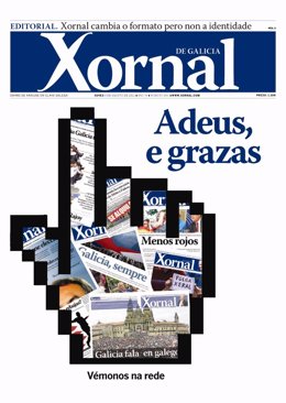 Portada De Despedida De Xornal De Galicia
