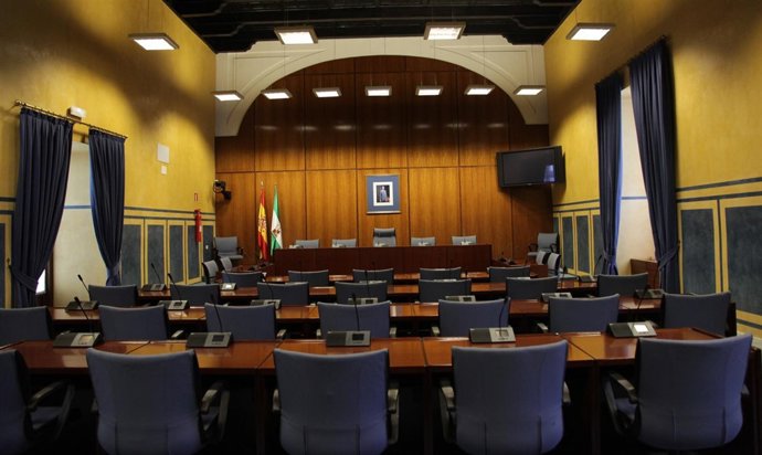 Imagen De Una De Las Salas De Comisión Del Parlamento Andaluz