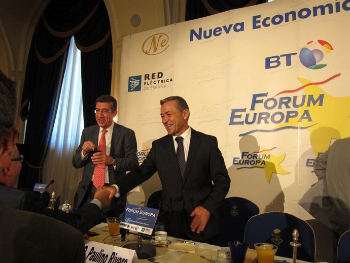 Paulino Rivero En Un Desayuno Informativo