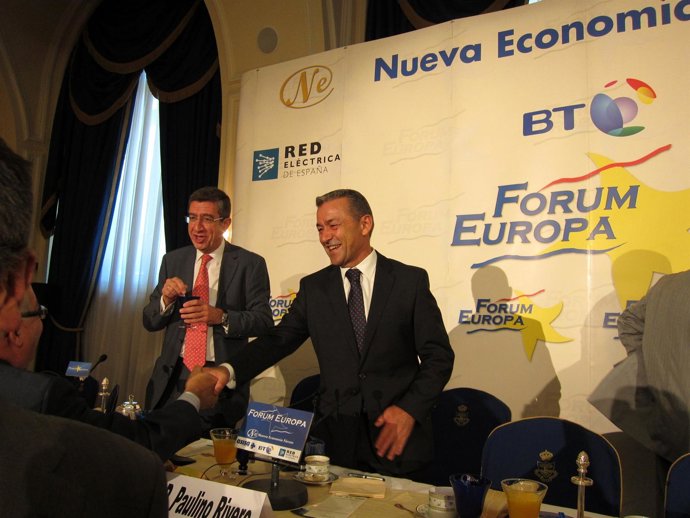 Paulino Rivero En Un Desayuno Informativo