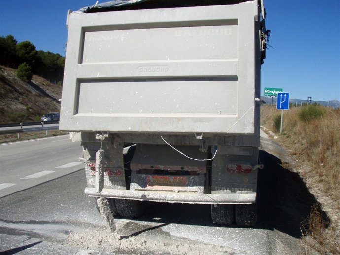 El Camión Implicado En El Accidente. 