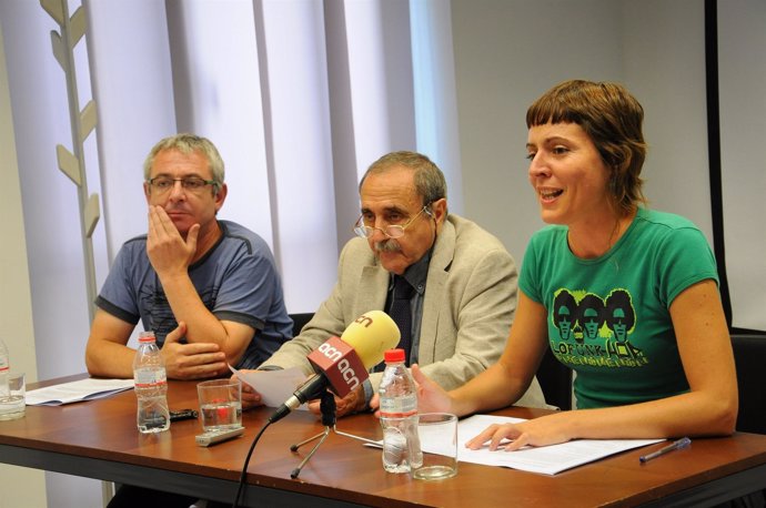 Emili Payà, Eliseu Climent Y Núria Cadenes. Presentación Premis Octubre