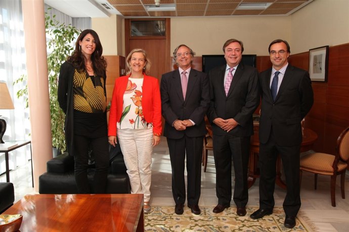 Castrejana, García Duart En La Inauguración Del Centro Deportivo Seve Ballestero