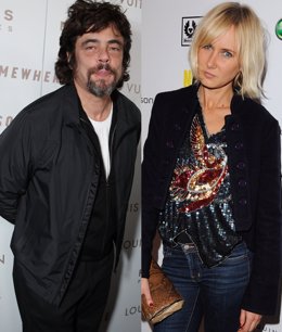 Montaje De Benicio Del Toro Y Kimberly Stewart 