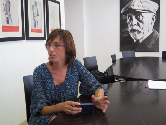 La Portavoz Del PSOE En El Ayuntamiento De Málaga, María Gámez