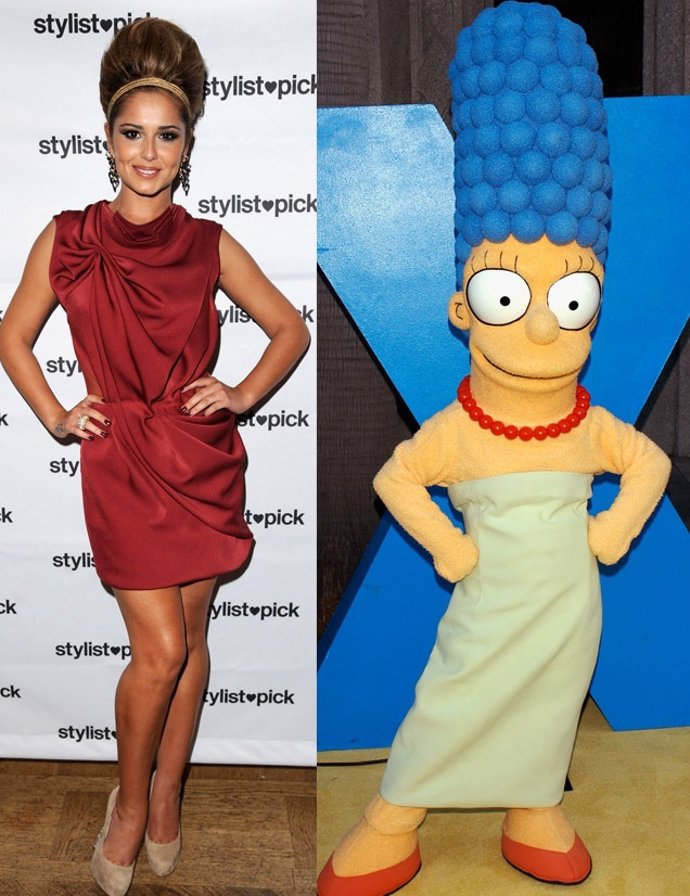 Montaje Cheryl Cole Y Marge Simpson