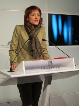 Laia Bonet, portavoz del PSC en el Parlament