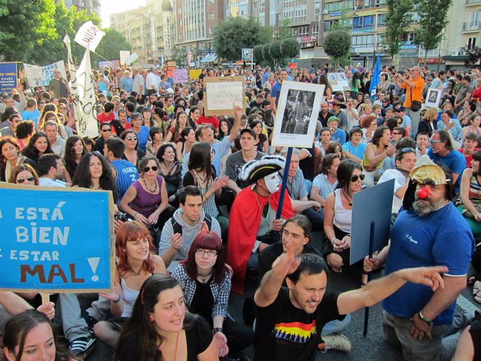 Manifestación 15M En Santander 