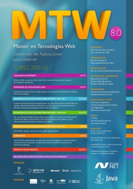 Cartel Máster En Tecnologías Web