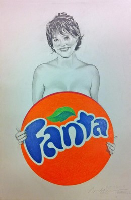 'Fanta Pin Up', Obra Del Artista  Mel Ramos
