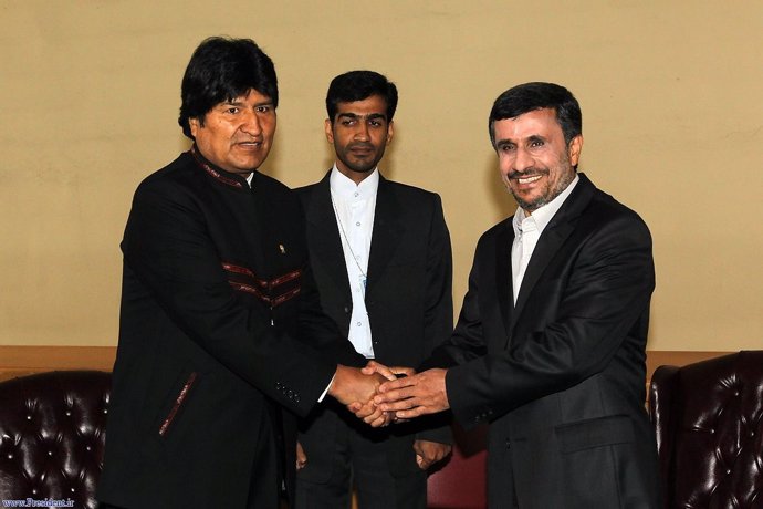 Evo Morales Con Mahmud Ahmadineyad