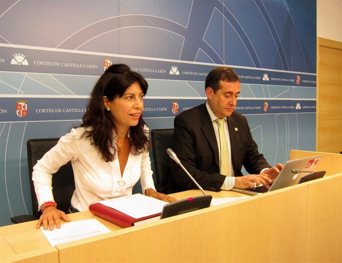 Los Procuradores Socialistas Ana Redondo Y Miguel Ángel Fernández