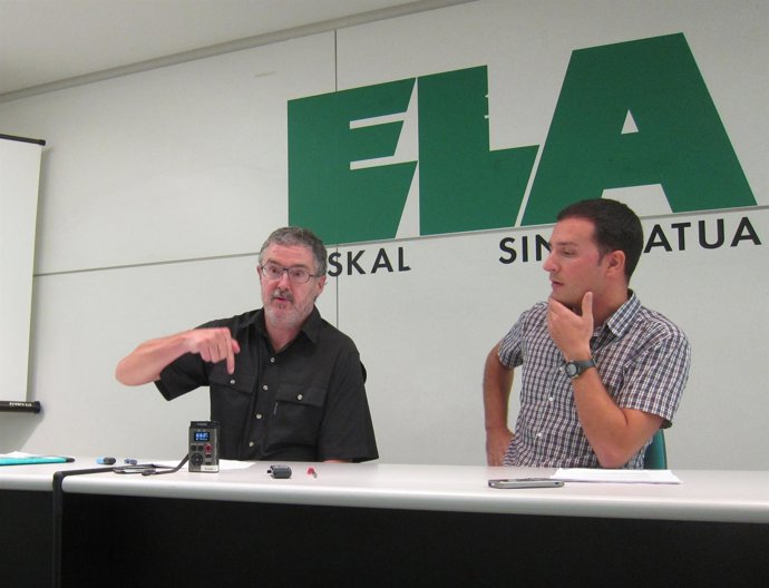 Adolfo Muñoz 'Txiki' Y Mitxel Lakuntza, Responsables De ELA.