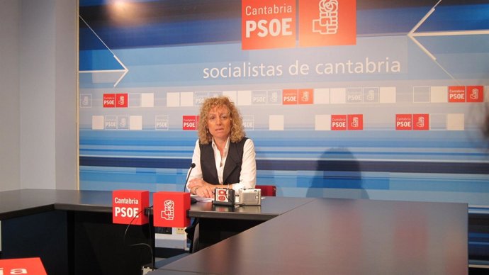 La Vicesecretaria General Del PSC En Rueda De Prensa