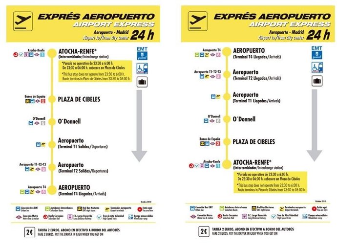 Horarios Bus Al Aeropuerto