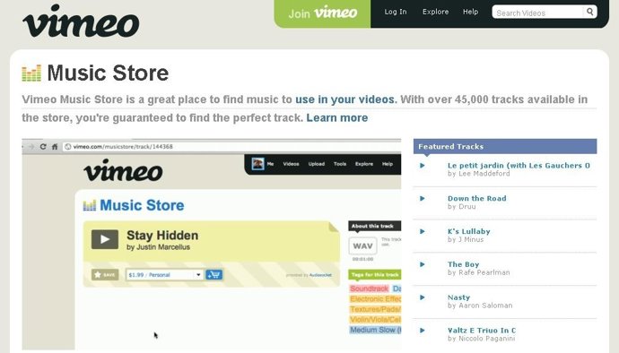 Vimeo Music Store Por Vimeo 
