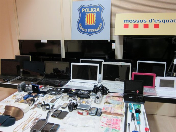 Material Intervenido En La Operación Coyote Por Europa Press