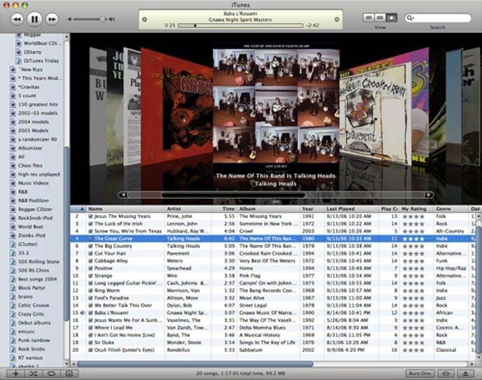 Interfaz Itunes, Por Swanksalot Flickr Cc