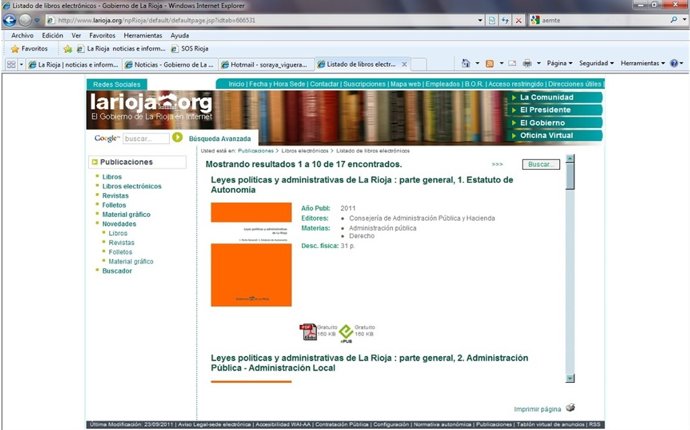 Imagen De La Web Que Da Acceso A Los Libros Electrónicos