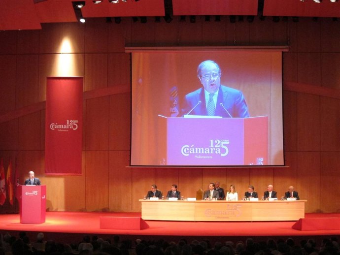 El Presidente De La Junta Durante Su Intervención En El Evento Del 125 Aniversar