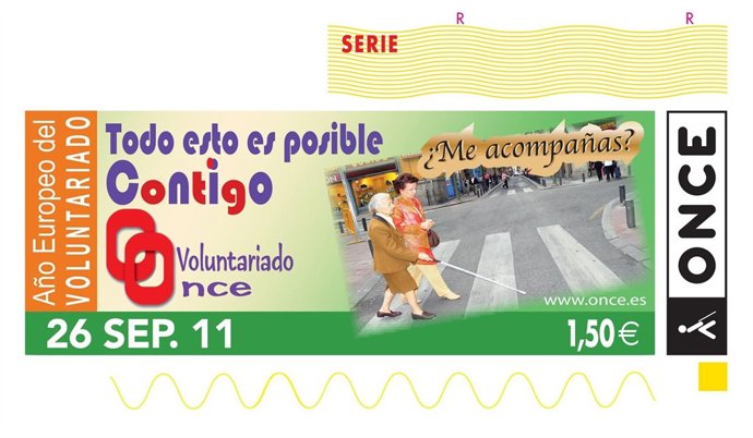 Cupón Voluntariado ONCE