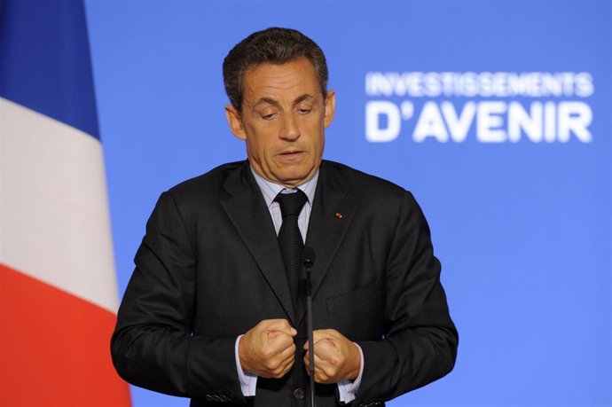 El Presidente De Francia, Nicolas Sarkozy