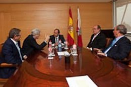 Reunión De Ignacio Diego Con La Cúpula De ENSA