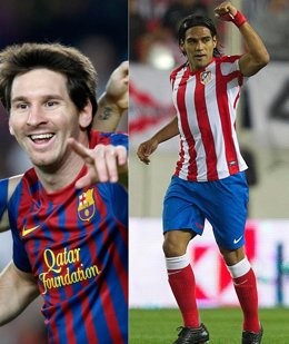 Montaje De Falcao Y Messi