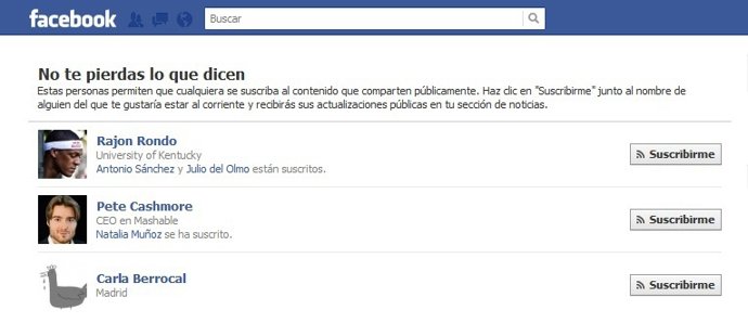 Suscribirme En Facebook