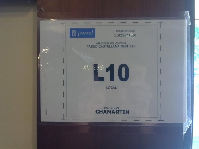 Identificador Del Censo De Locales Del Ayuntamiento De Madrid