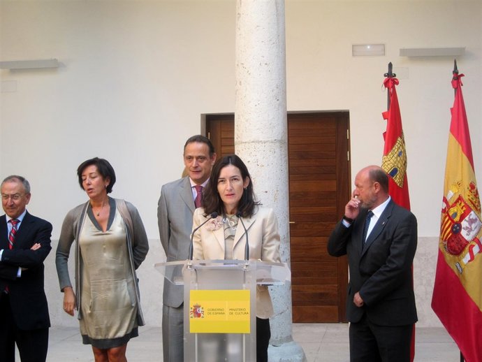 La Ministra De Cultura, En La Real Chancillería De Valladolid