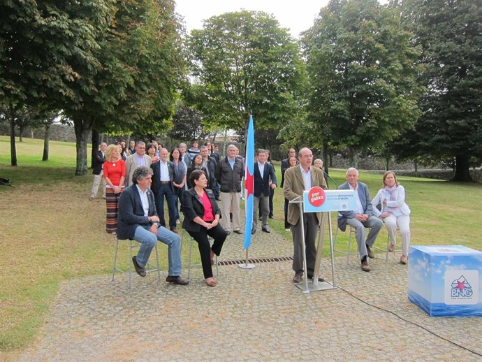 Presentación De Los Candidatos Del BNG Al Congreso De Los Diputatos