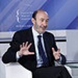 Alfredo Pérez Rubalcba, Durante El Foro Celebrado Hoy En El PSOE