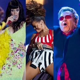 Montaje Katy Perry, Rihanna Y Elton John