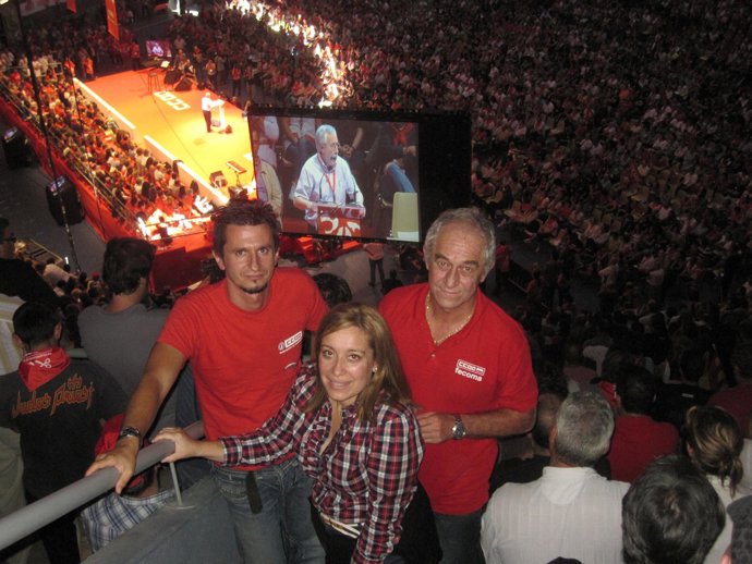 Asistentes CC.OO. Vistalegre