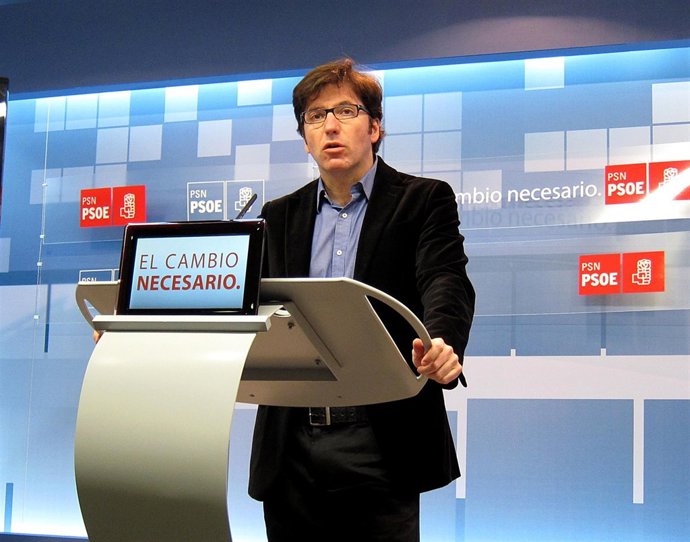 El candidato del PSN a la Alcaldía de Pamplona, Juan Moscoso del Prado.